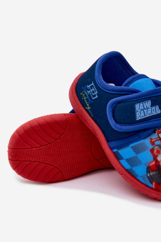 Dziecięce klapki na rzepy PAW Patrol ciemnoniebieskie