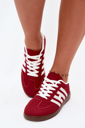 Men's red sneakers with straps Chrissy