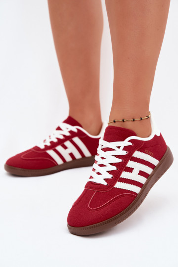 Men's red sneakers with straps Chrissy 2