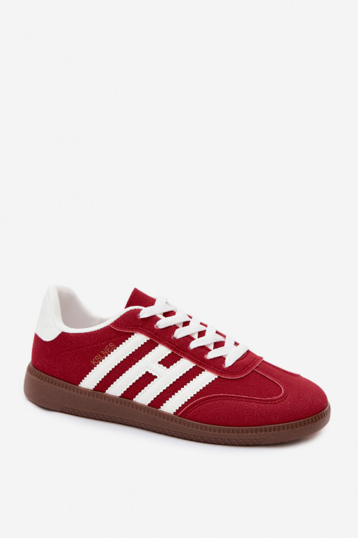 Men's red sneakers with straps Chrissy