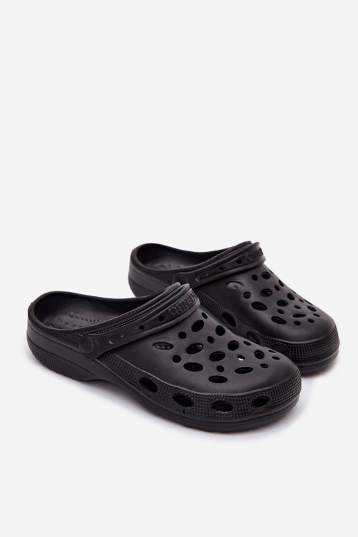 Light Black Clogs for Men Thistle