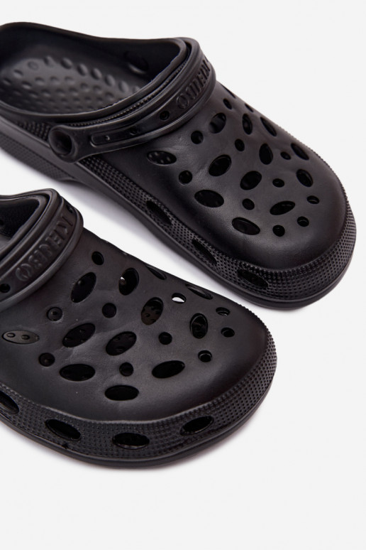 Light Black Clogs for Men Thistle