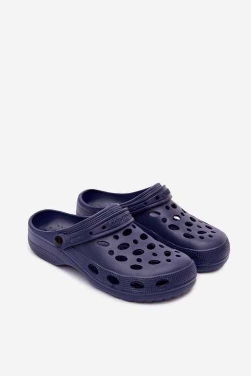 Light Dark Blue Clogs for Men Thistle