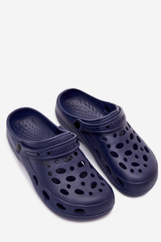 Light Dark Blue Clogs for Men Thistle