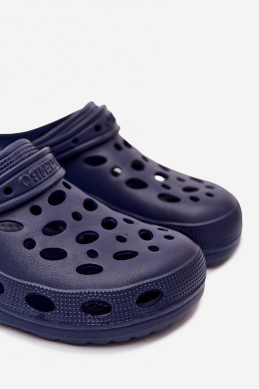 Light Dark Blue Clogs for Men Thistle