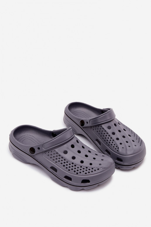 Light Gray Clogs for Men Landry