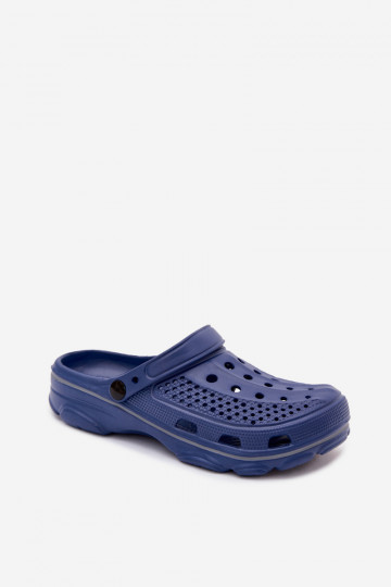 Light Dark Blue Clogs for Men Landry