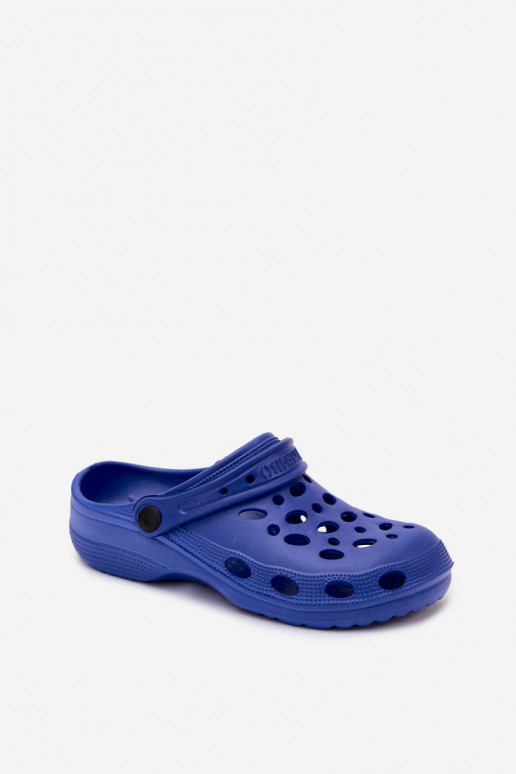Light Dark Blue Clogs for Women Parker