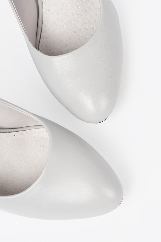 Gray classic high heels