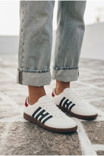 Men's white sneakers with straps Chrissy 2