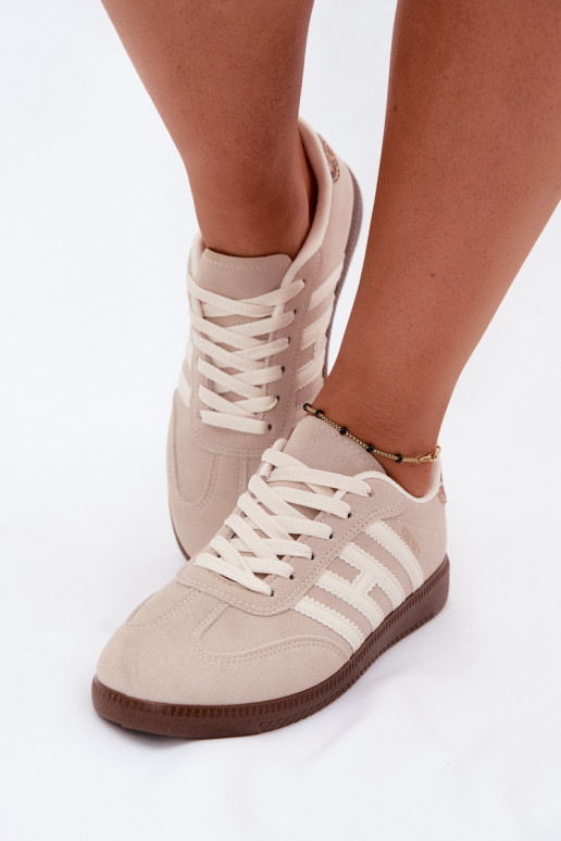 Męskie smędo kolorowe sneakersy z paskami Chrissy