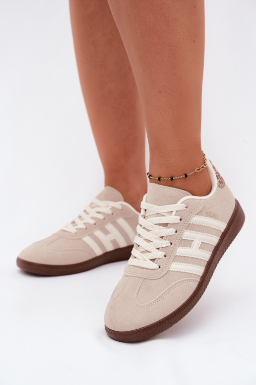 Męskie smędo kolorowe sneakersy z paskami Chrissy