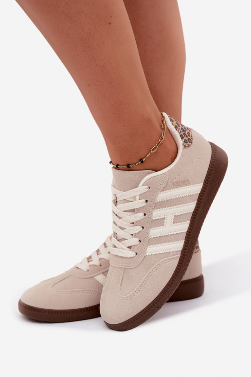 Męskie smędo kolorowe sneakersy z paskami Chrissy