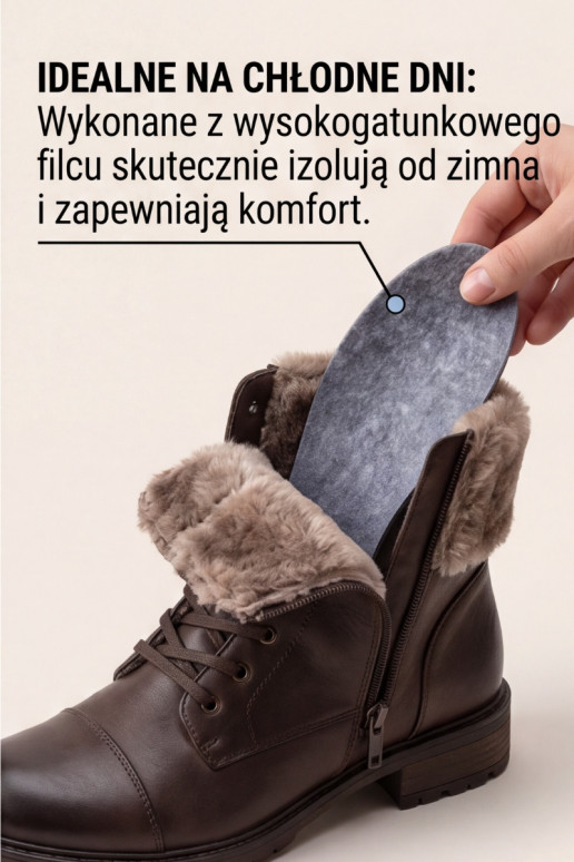 Corbby FILC | Felt Antiskid Warming Insoles