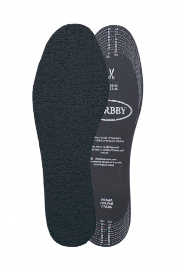 Corbby FROTTE BLACK insoles with active carbon 2