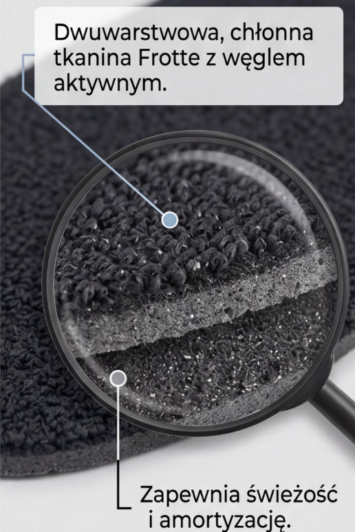 Corbby FROTTE BLACK insoles with active carbon