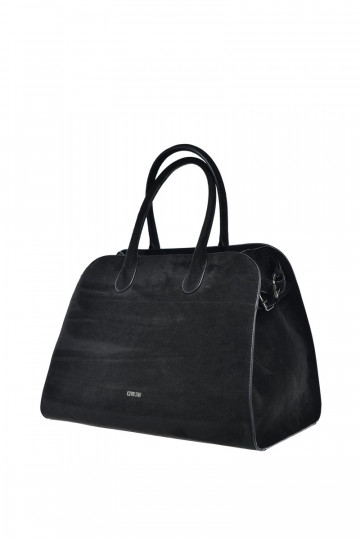 Ladies Shopper Bag Made Of Eco Suede Big Star SS574007 Black 2
