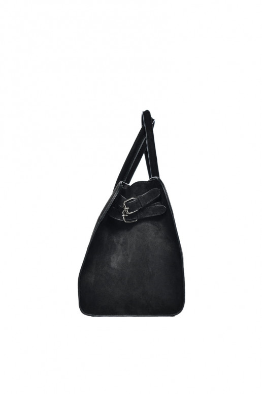Ladies Shopper Bag Made Of Eco Suede Big Star SS574007 Black