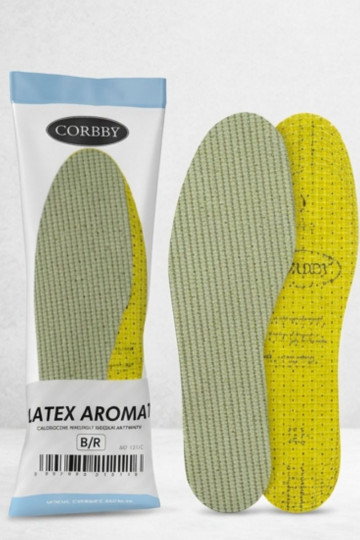 Corbby LATEX AROMAT all-year-round insoles with aromatic agent