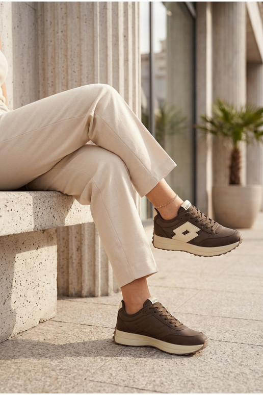 Women's sneakers LOTTO 2401930U CALENTO Chocolate