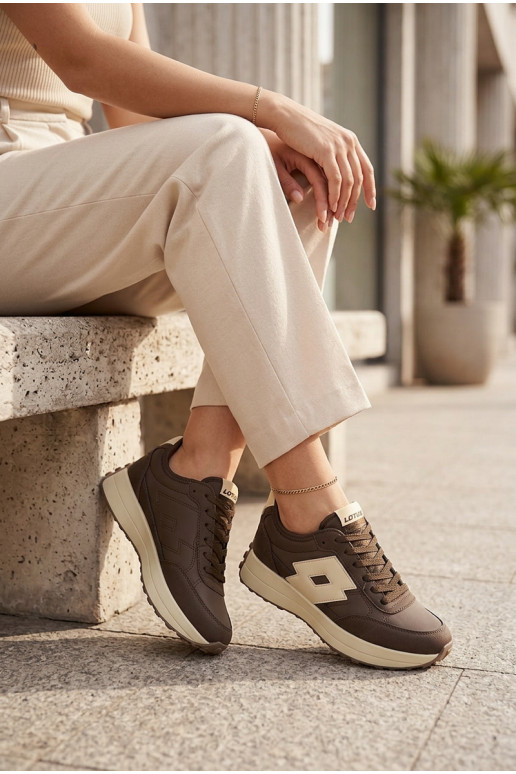 Women's sneakers LOTTO 2401930U CALENTO Chocolate