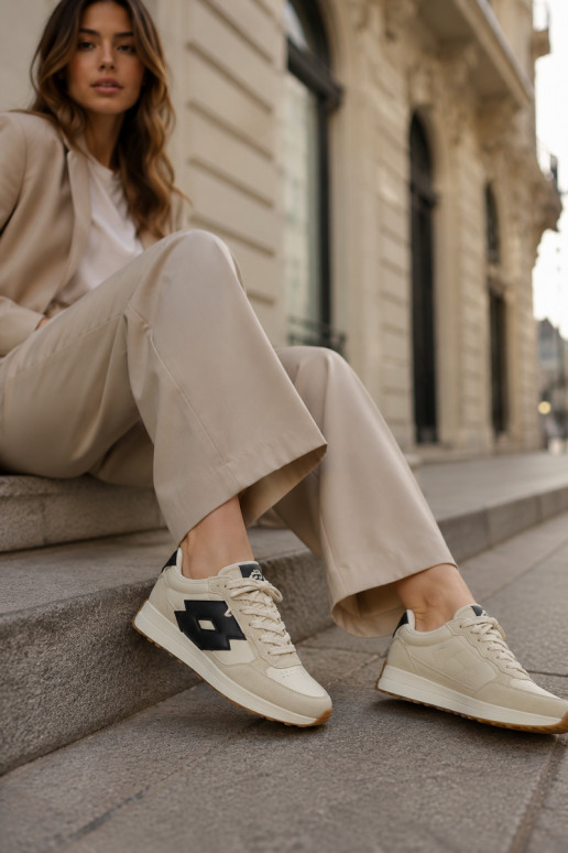Women's sneakers LOTTO 2401930U CALENTO in muted white