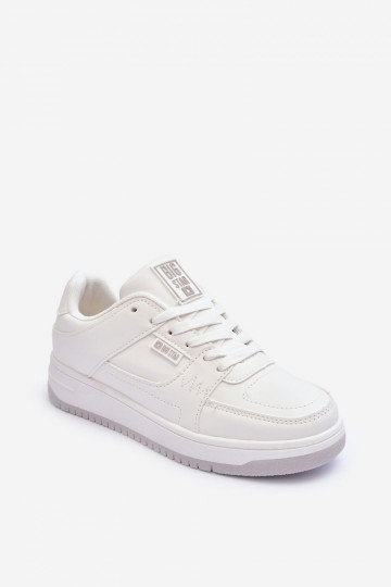 Women's sports shoes Big Star MM274354 in white color