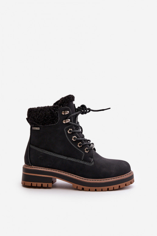 Women's insulated boots in black color Big Star OO274A287