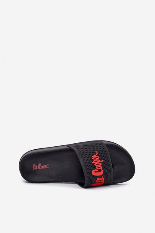 klapki męskie czarne Lee Cooper LCIN-25-07-3526M