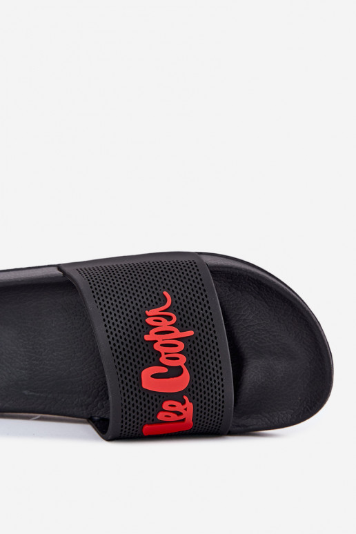 men's slippers black Lee Cooper LCIN-25-07-3526M