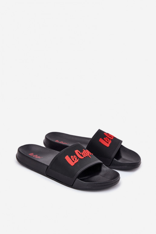 men's slippers black Lee Cooper LCIN-25-07-3526M