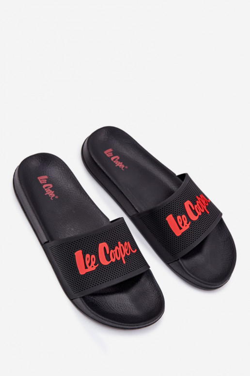 men's slippers black Lee Cooper LCIN-25-07-3526M