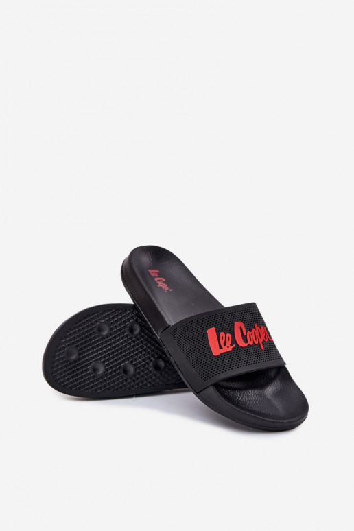 men's slippers black Lee Cooper LCIN-25-07-3526M