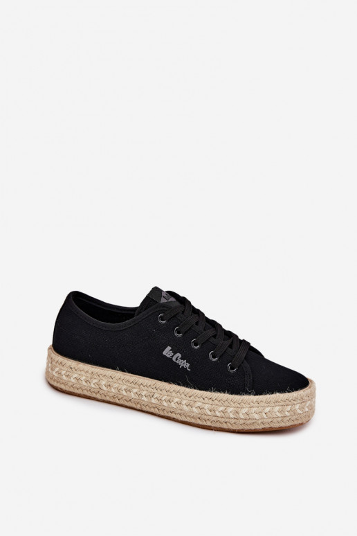 buty casual czarne Lee Cooper LCIN-25-44-3216