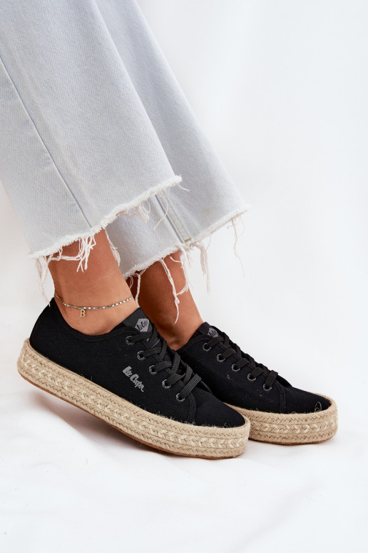 buty casual czarne Lee Cooper LCIN-25-44-3216