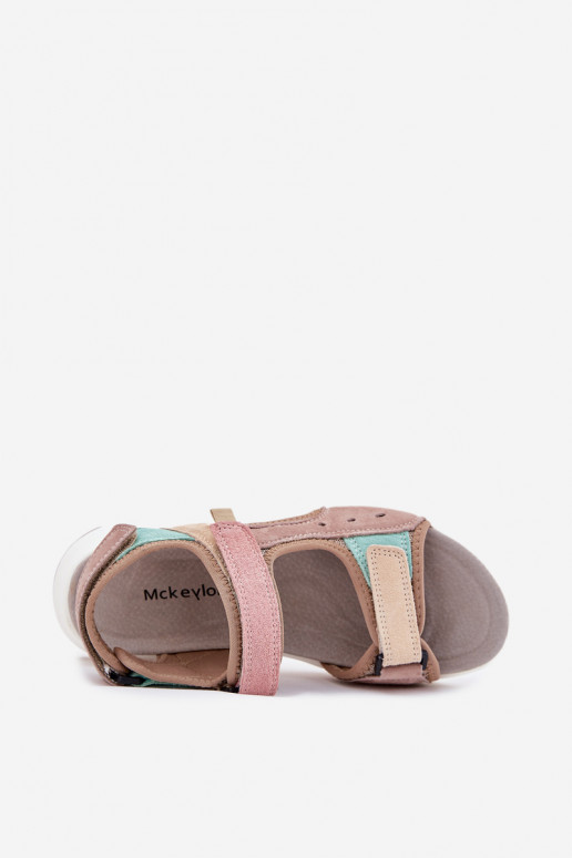 sporty women's sandals sand McKeylor 95347