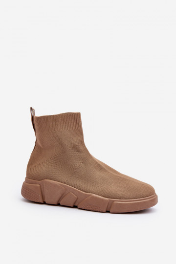 Women's Sports Shoes with Sock Beige Zirila 2