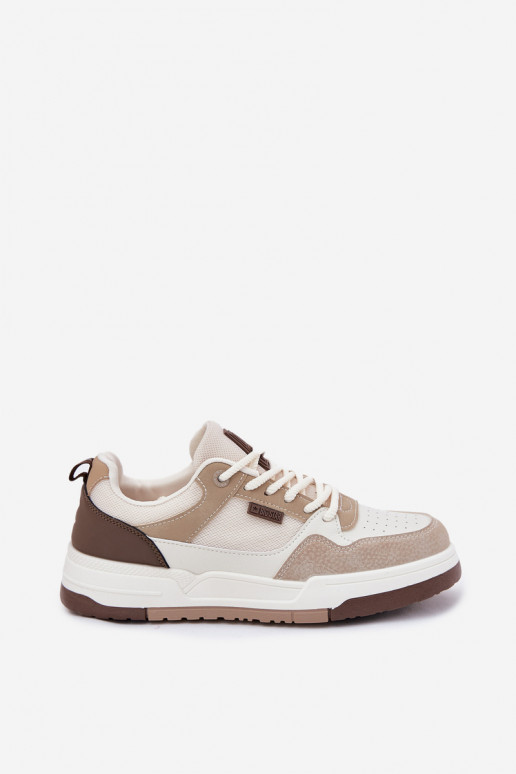 Sand-colored men's sneakers Big Star RR174604