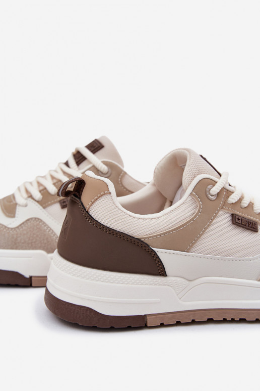 Beżowe męskie sneakersy Big Star RR174604