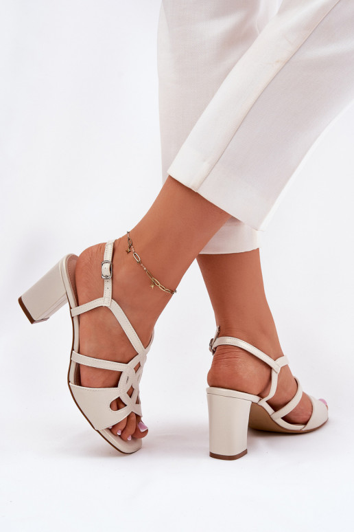Pearl women's high-heeled sandals Sergio Leone SK884