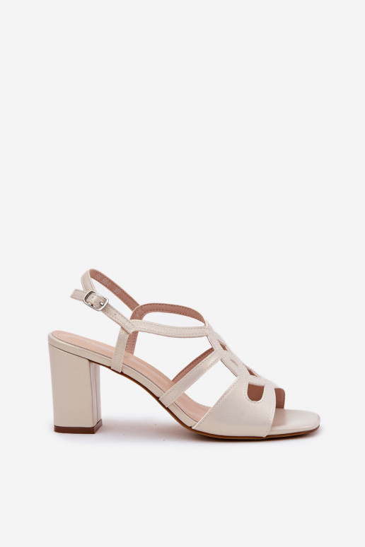 Pearl women's high-heeled sandals Sergio Leone SK884