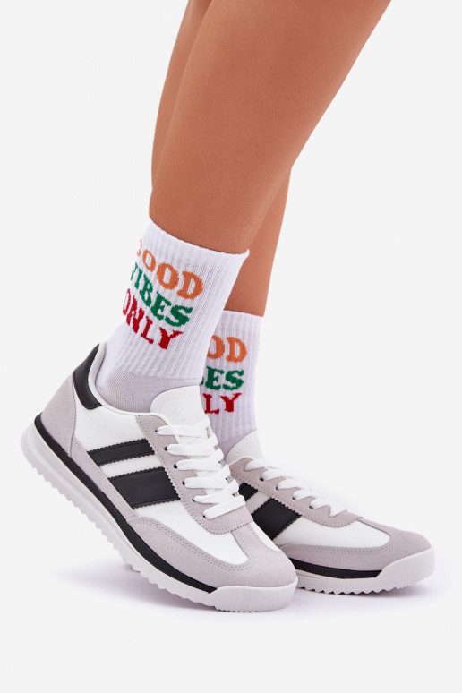 White women's athletic shoes Galabis