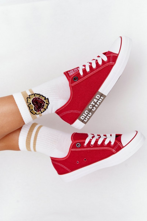 Women's shoes BIG STAR HH274115 red