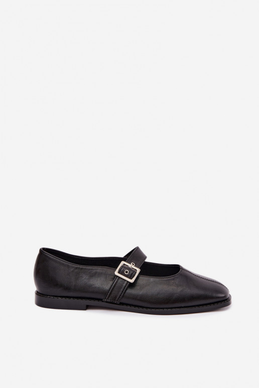 Black ballerinas with buckles Muretta