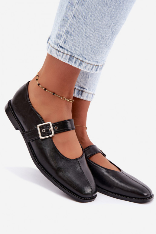 Black ballerinas with buckles Muretta