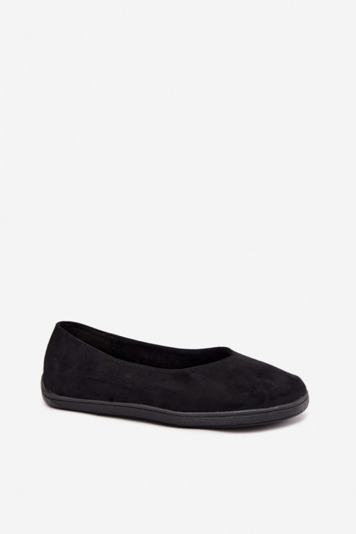 Juodos barefoot balerinos Hollin