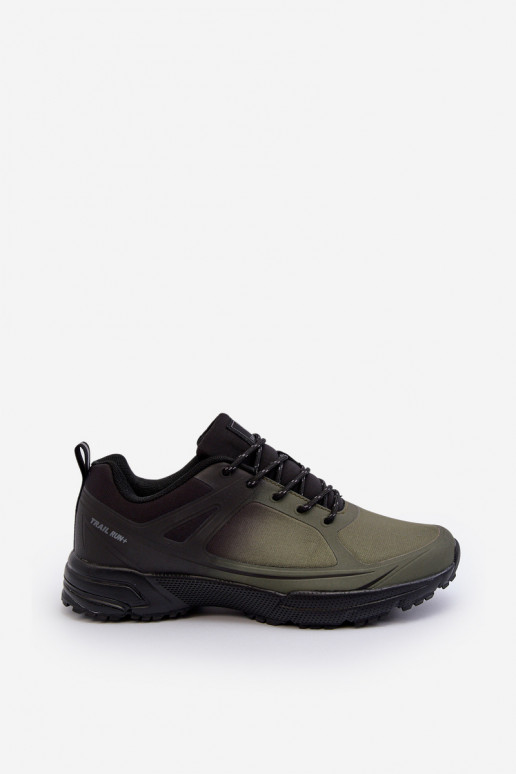 chaki color men's sports shoes Trekas