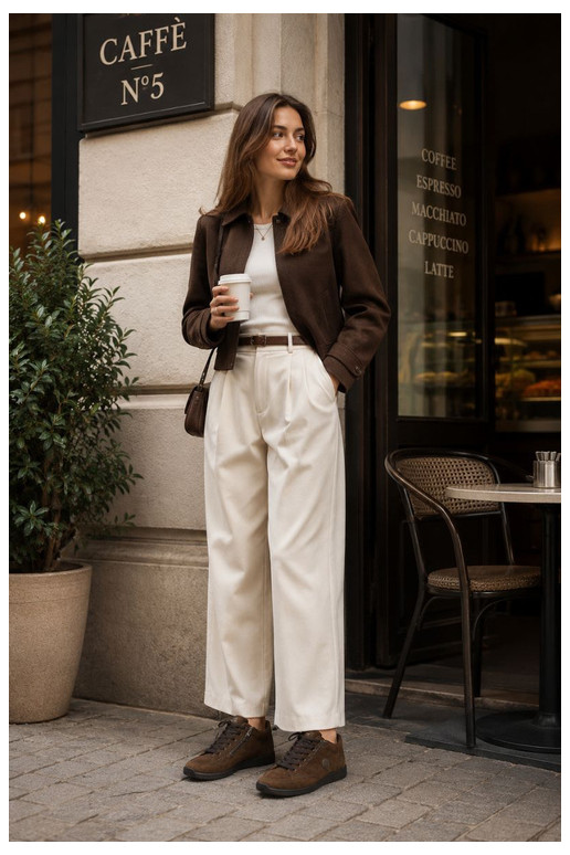 Buty damskie z czekoladowego zamszu Brindle