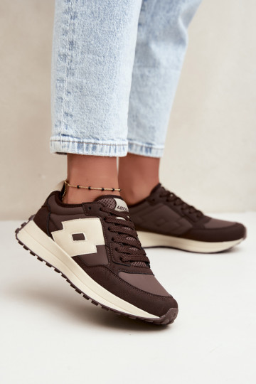 Women's sneakers LOTTO 2401930U CALENTO Chocolate 2