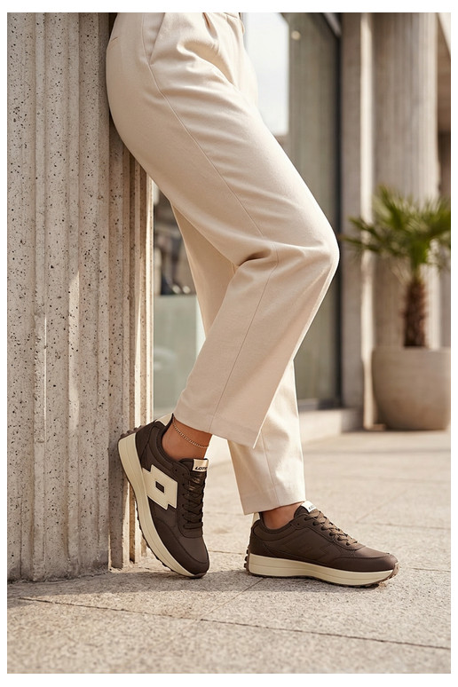 Women's sneakers LOTTO 2401930U CALENTO Chocolate